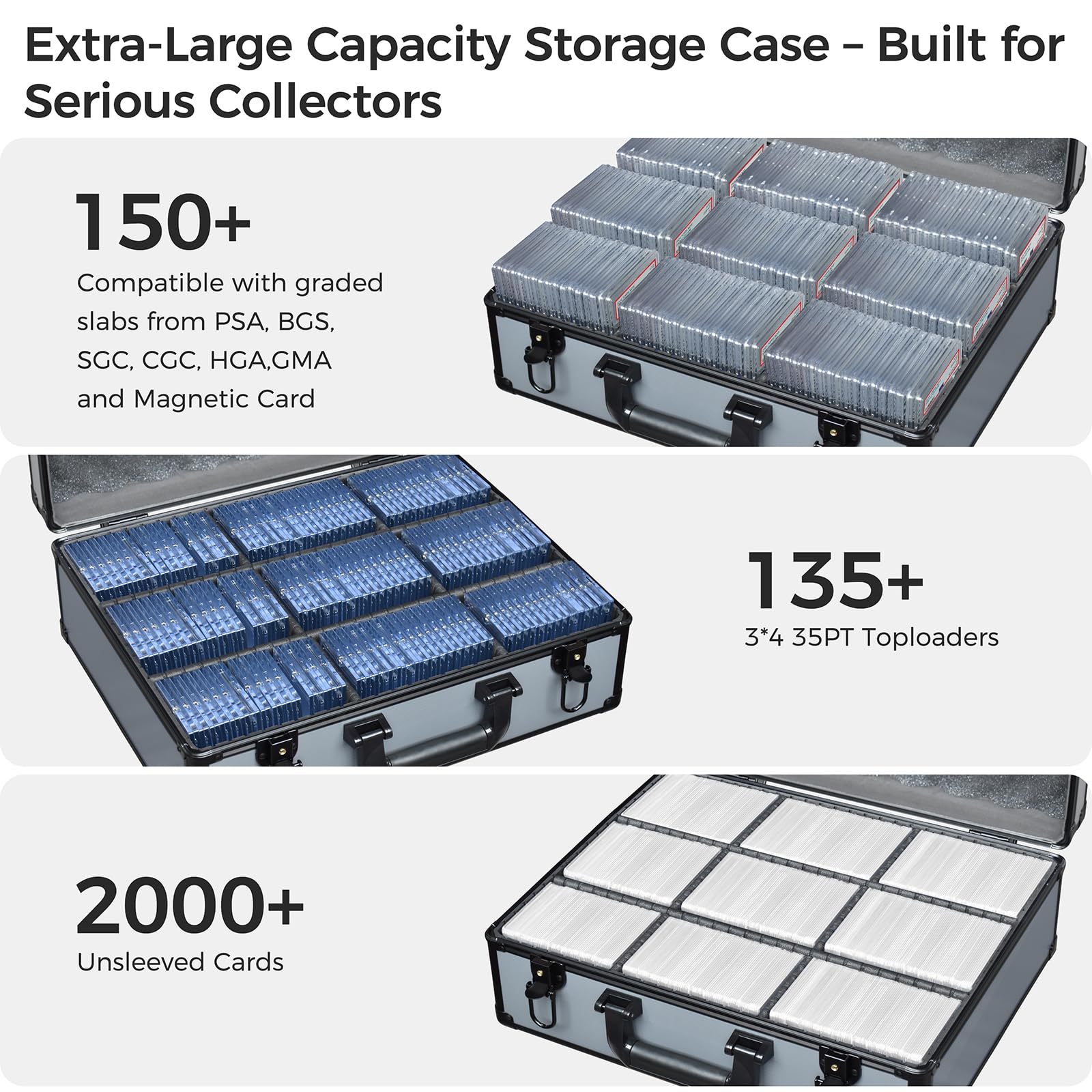Amazon.com: Turokacase Graded Card Case Storage Box – Extra Large